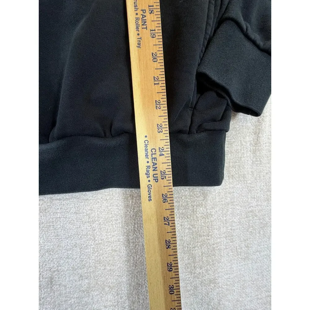 Lacoste Men's Large Black Half Zip Long Sleeve Pullover Athleisure Sweatshirt
